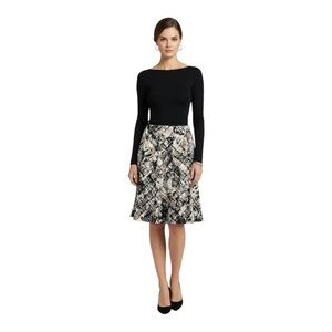 Nicname Size 8 A-Line Geometric Skirt